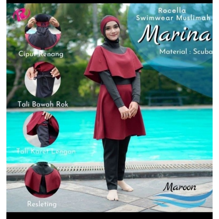Baju renang Muslimah (PRELOVED)