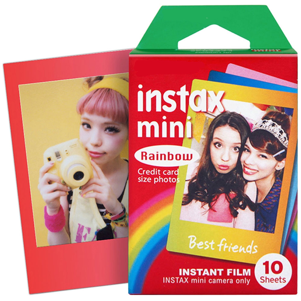  Kertas  Foto  Fuji Polaroid  Instax Mini Warna Putih  Samping 