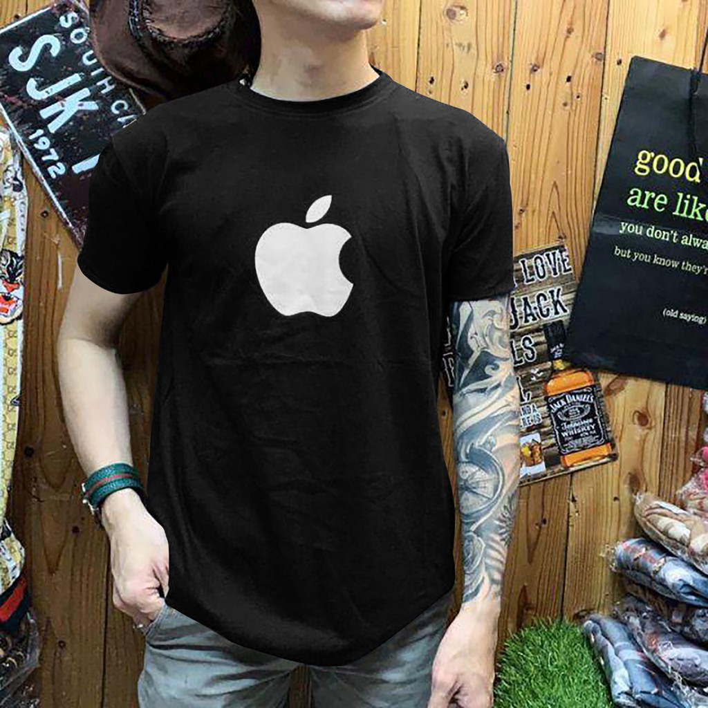 BS//TERLARIS//BAJU KAOS APPLE//T-SHIRT TANGAN PENDEK//FASHION DISTRO PRIA//GOOD QUALITY