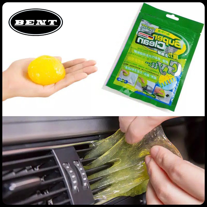 Super Gel Slime  Gel Pembersih Keyboard Mobil Lem Lembut Penghilang Debu Multifungsi