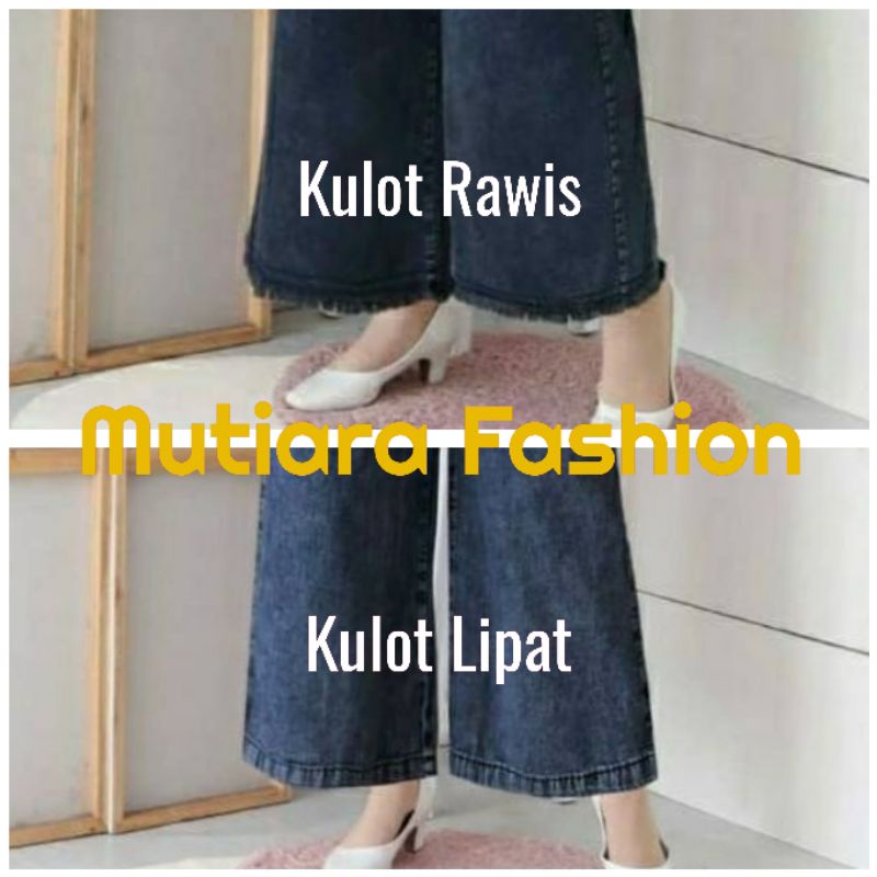 KULOT JEANS JUMBO SNOW TALI SERUT | KULOT LIPAT JEANS PINGANG FULL KARET PREMIUM| // KULOT JINS KOLOR MUTER // Mallmoll