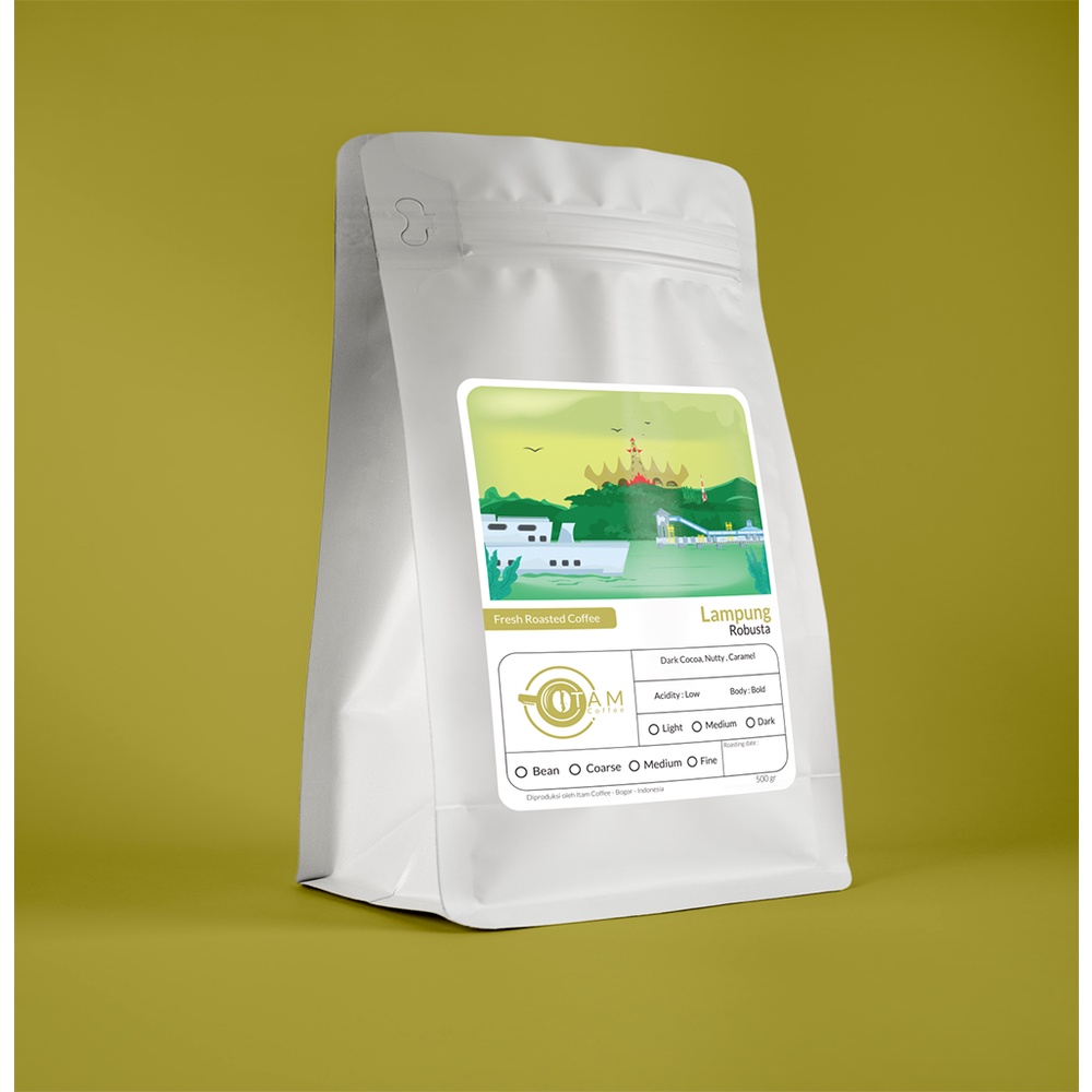 

Kopi Lampung Itam Coffee 500 gram