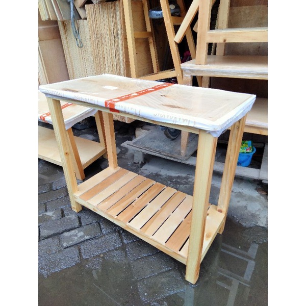 meja aquarium 2 susun 100x40x70cm