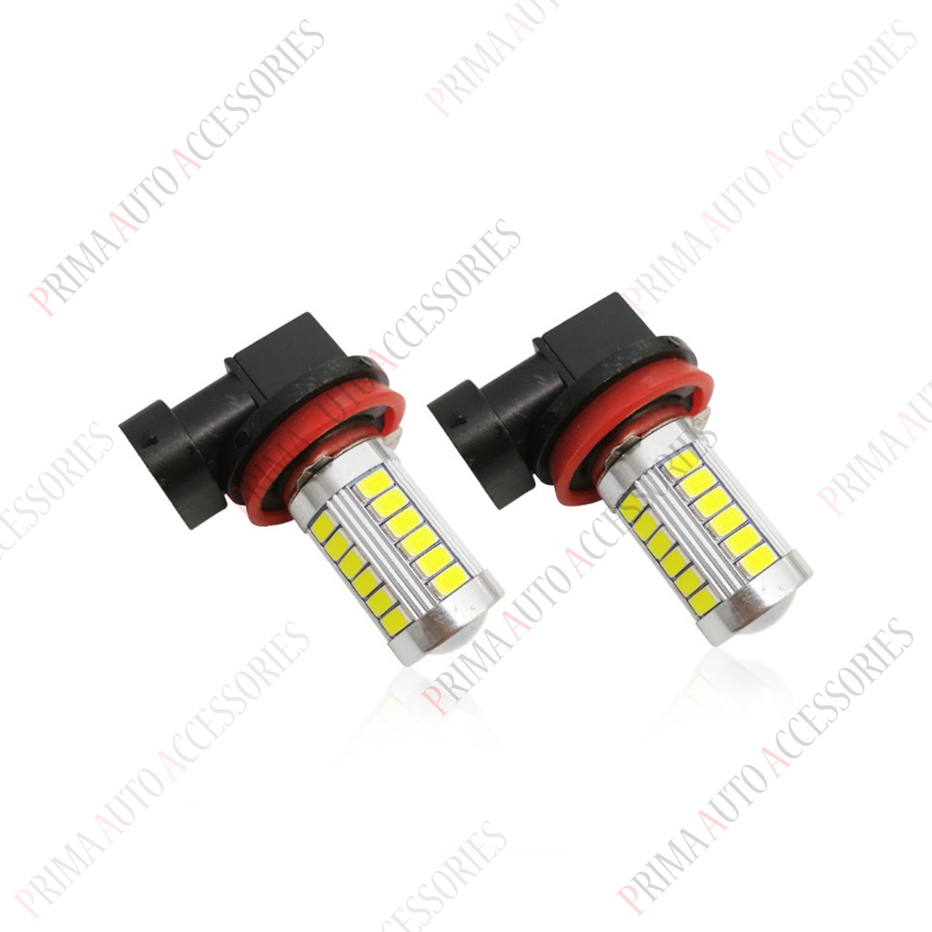 Lampu H11 33 LED Kedip Putih 12 Volt