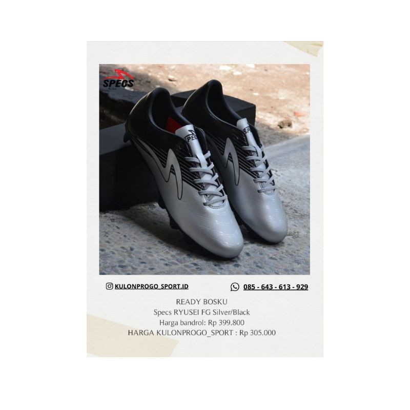 SPECS RYUSEI FG Silver/Black