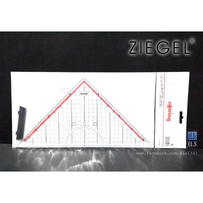 

Office & Stationery | Alat Tulis | Ziegel - Penggaris Segitiga Pegangan | Best Seller