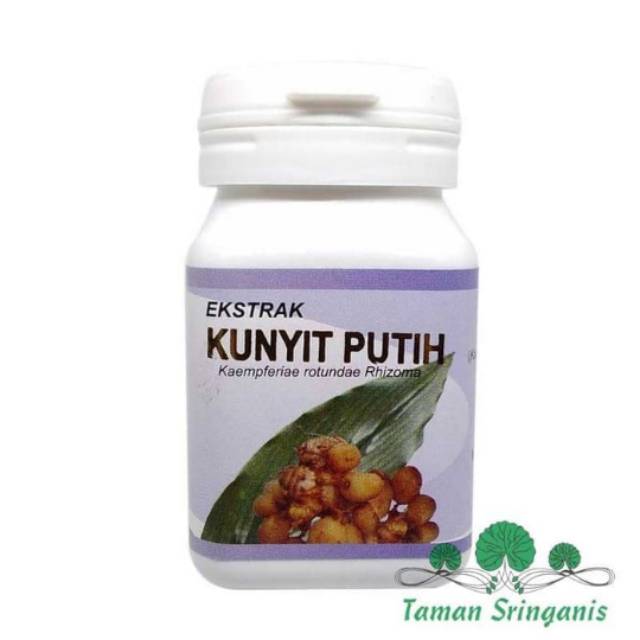 

Kapsul Ekstrak Kunyit Putih, Obat Herbal Peluruh Angin, Penurun Panas