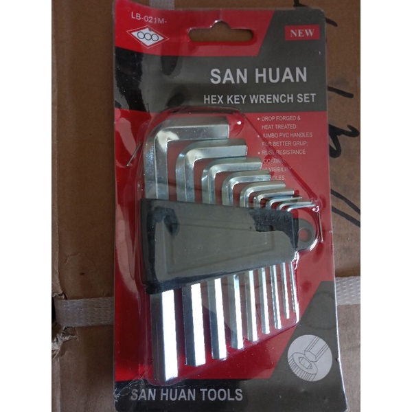 KUNCI L SANHUAN / KUNCI L SET / KUNCI L MURAH  / KUNCI L BAGUS