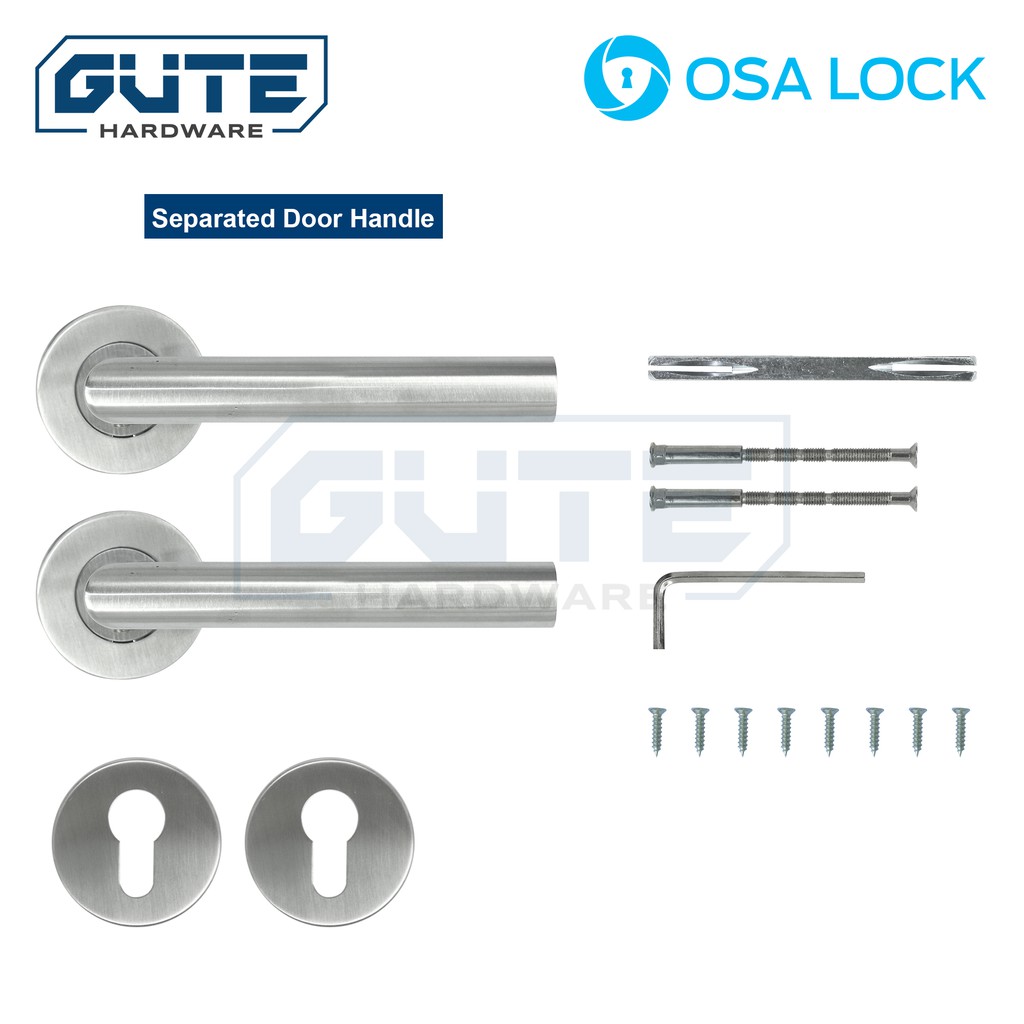 GUTE OSALOCK Kunci Pintu Pisah / Handle Pisah / Separate Door Handle