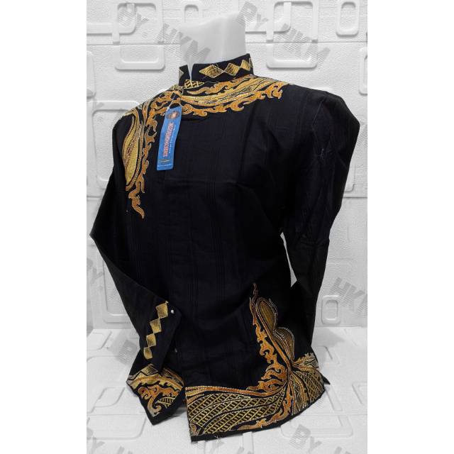 GROSIR DAN ECER BAJU KOKO POLYNOSIK LENGAN PANJANG BAHAN BENHIL