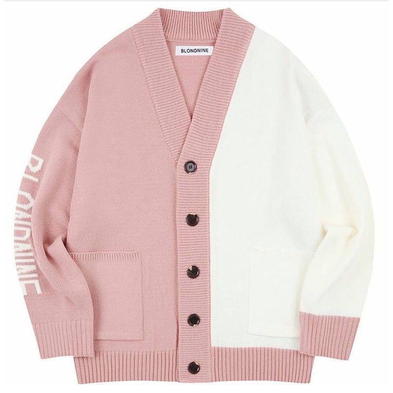 BLONDNINE Bordir Pirang Cardigan JAEMIN Nana NCT Blondnine Rajut Korea Murah