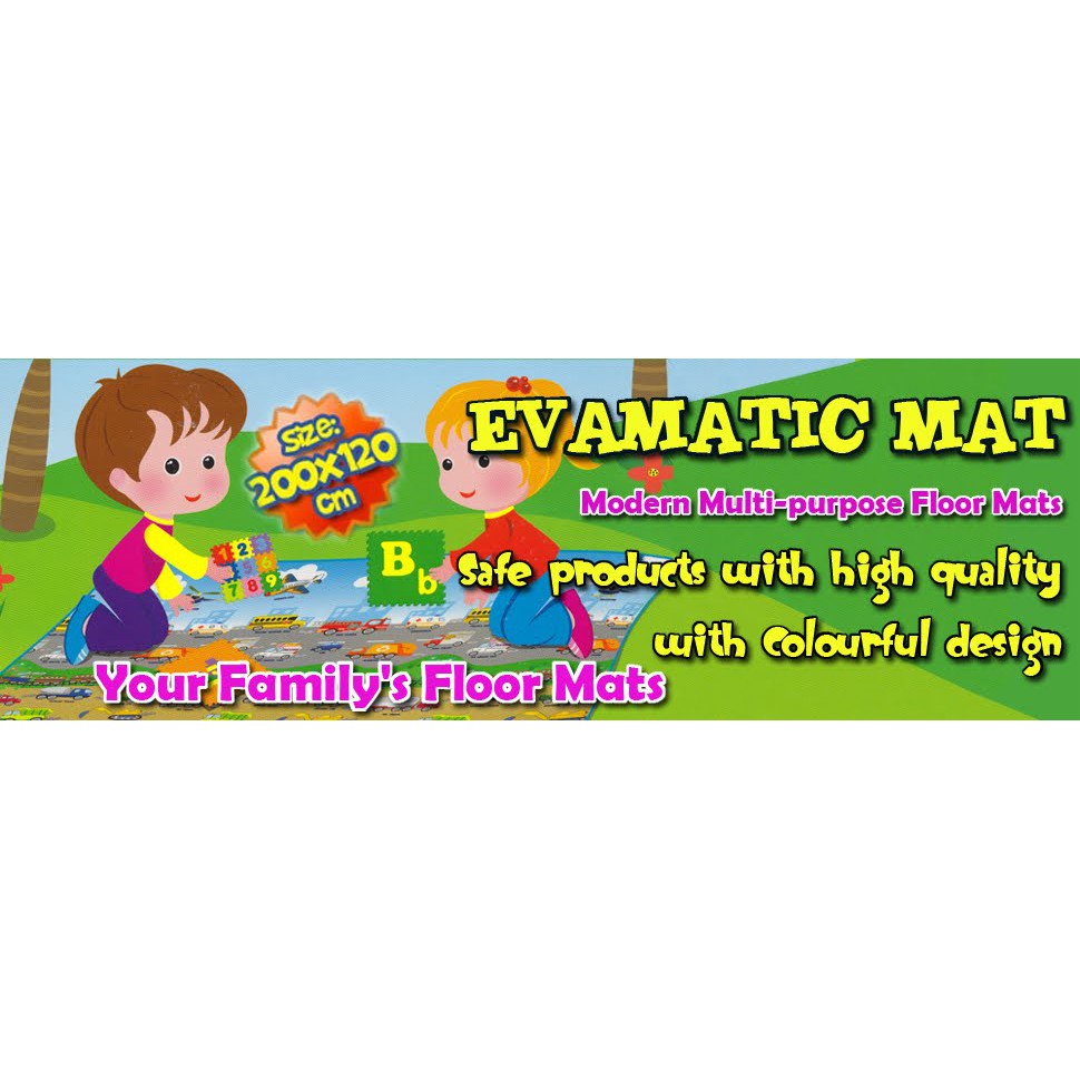 Tikar Evamatic / Evamat / Evamats Matras Alas Lantai Karpet MICKEY MOUSE &amp; FRIENDS