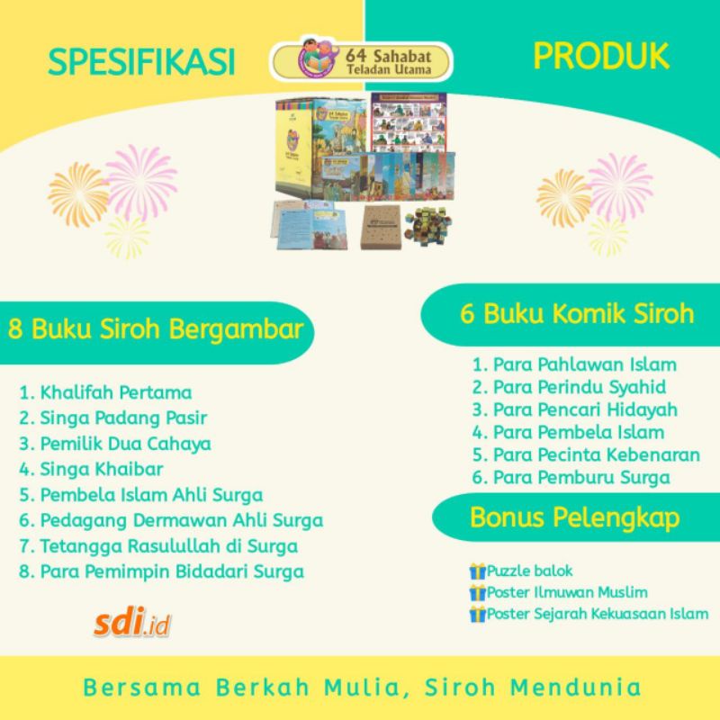 Paket Buku 64 Sahabat Teladan UTAMA ●64 STU●