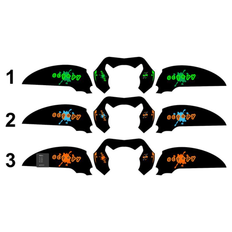 striping scoopy new copy original