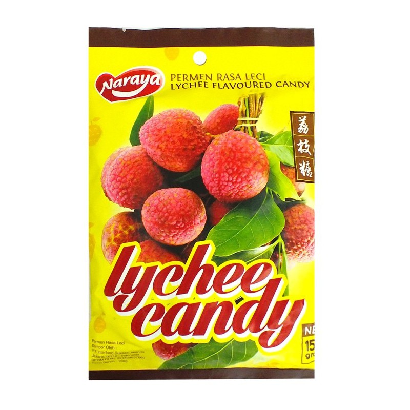 

PERMEN NARAYA 150GR BUNGKUS LYCHEE CANDY