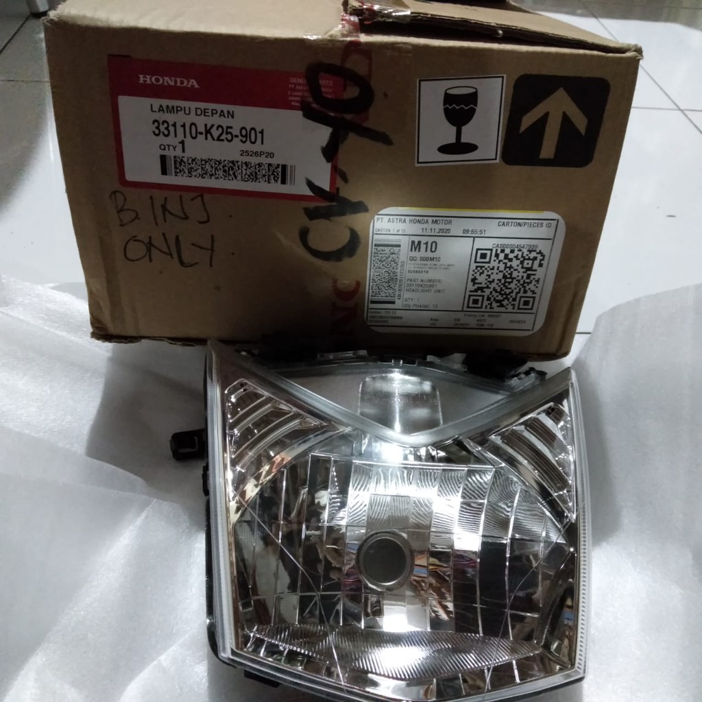 Reflektor Only Lampu Depan Honda Beat Fi 33110 K25 901