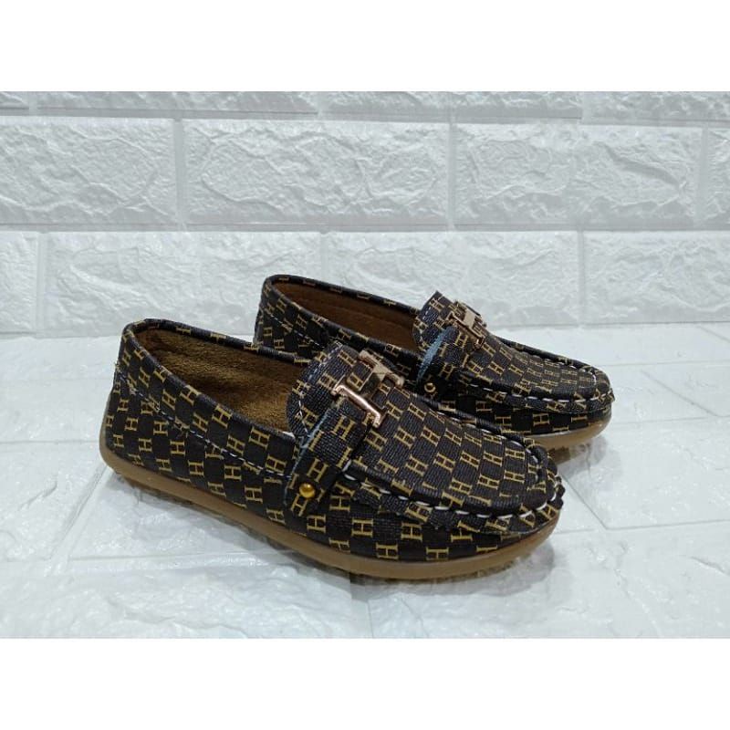 Sepatu Pansus Anak Ringan Santai Pesta Impor Anak Laki-laki Fashion 551 Brown
