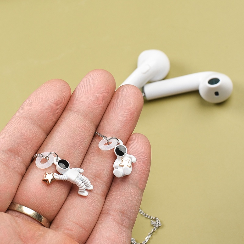 Rantai Headset Anti Hilang Dengan Liontin Astronot Untuk Airpods Pro