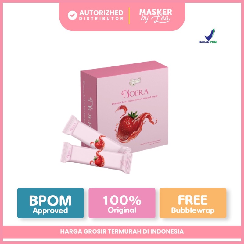 Noera Collagen Drink | Minuman Kolagen Pemutih Badan | Suplemen Pemutih Kulit BPOM | Premium Collagen Drink