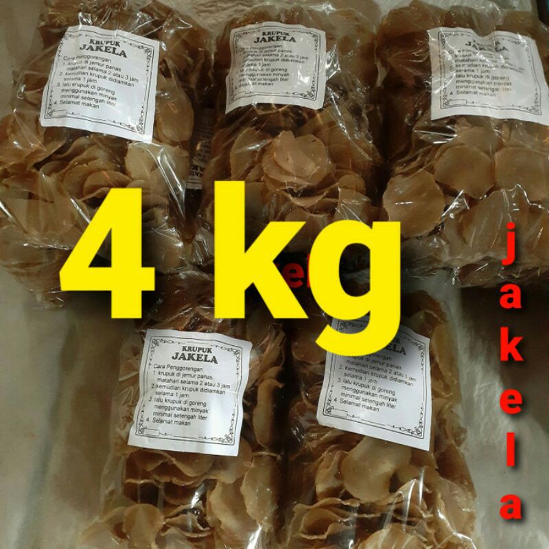 

krupuk bawang murah Kemasan 4kg/Kerupuk Rambak Renyah Rasa Bawang (MENTAH)/krupuk mentah gurih
