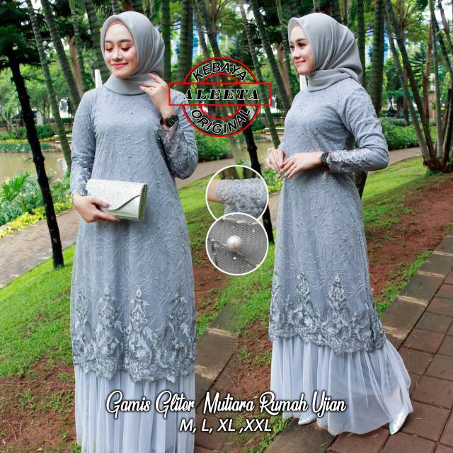TUNIK FASHION WANITA MURAH STYLE KEREN / Gamis Pesta Tile Bordir Tutu Ujian AK