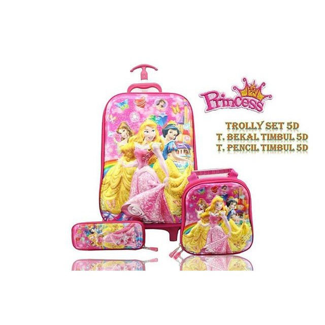Trolley Bag Tas Anak Princess