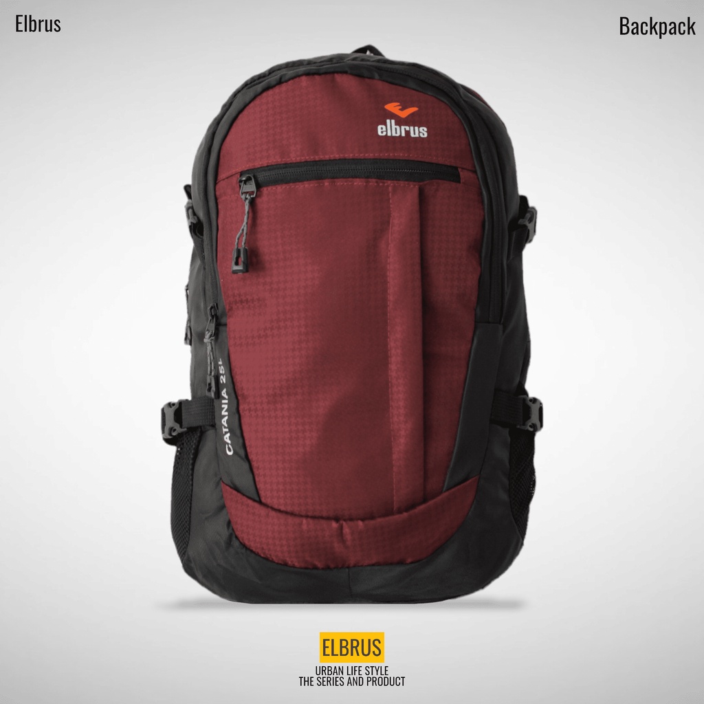 Tas Ransel Outdoor Pria Elbrus Catania / Tas Gendong Distro Pria Daypack 25 Liter