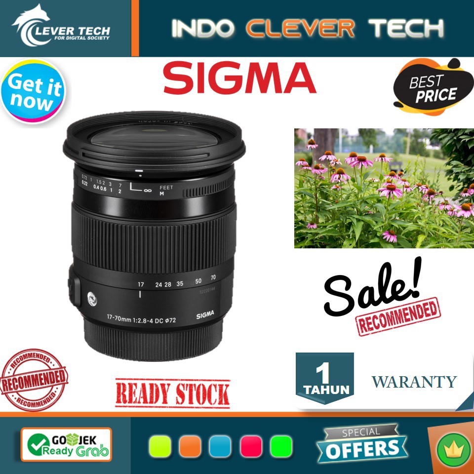 Sigma For Canon 17-70mm F/2.8-4 DC Macro OS HSM