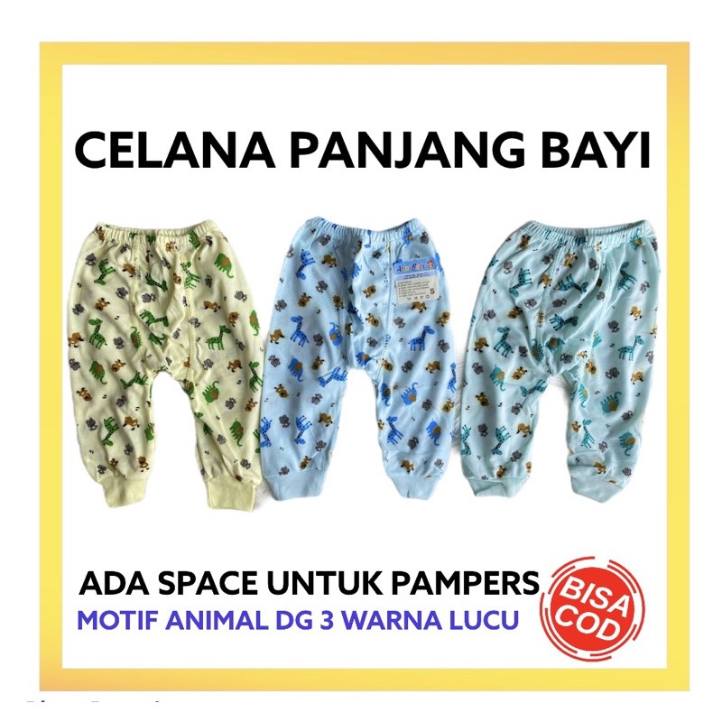 CELANA PANJANG BAYI PAMPERS / CELANA PANJANG BAYI NEWBORN / PIYAMA BAYI / CELANA PANJANG BAYI MURAH