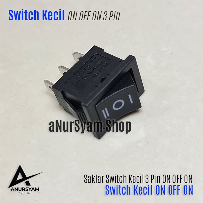 Saklar Switch Kecil 3 Pin ON OFF ON / Saklar Kecil / Saklar ON OFF ON
