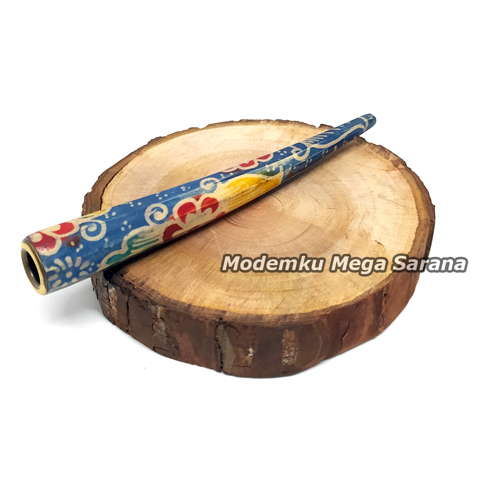 Pipa Once Rokok Kayu Kopi Batik Lubang Universal