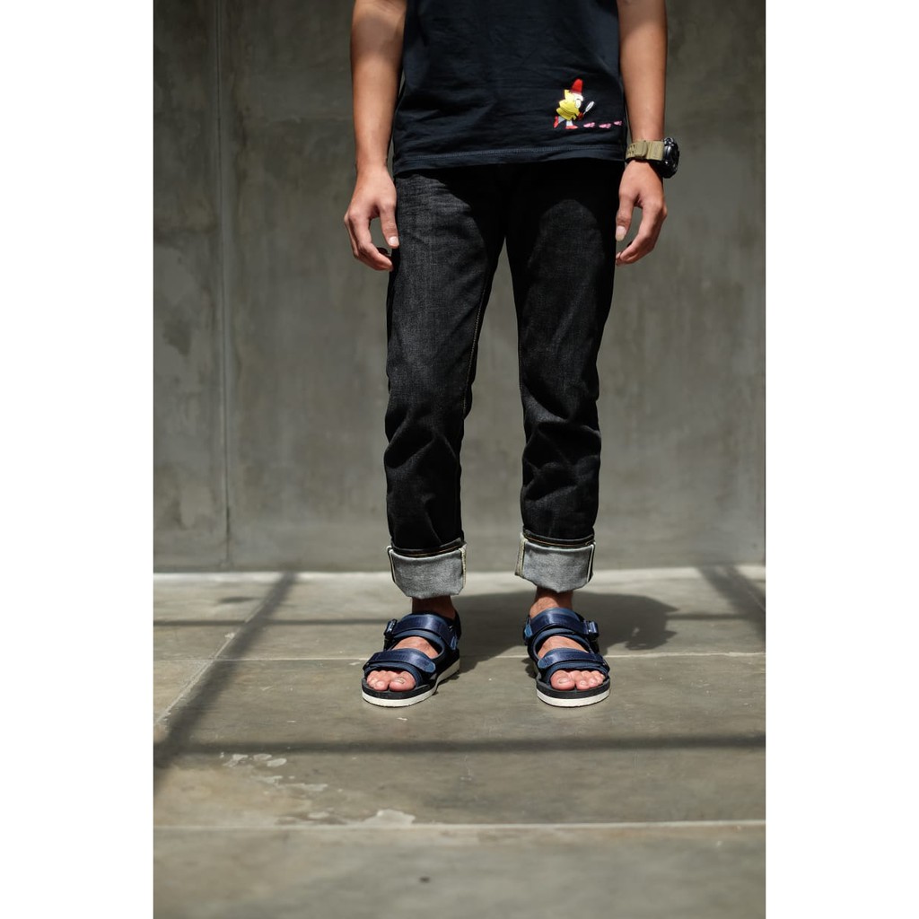 sandal kasual volkerfootwear / sandal santai / cuuter navy