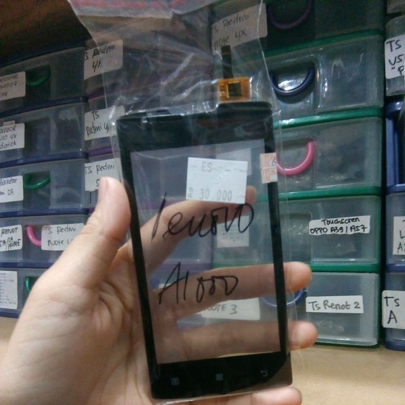 TOUCHSCREEN LENOVO A1000 HITAM