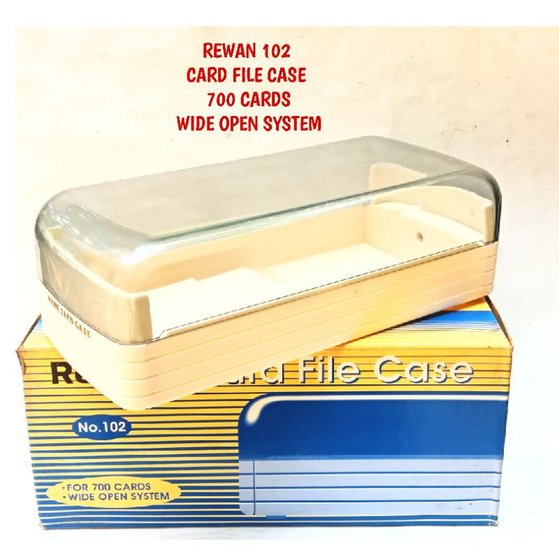 

CARD FILE CASE/KOTAK KARTU NAMA/REWAN 102 /BESAR /700 CARDS