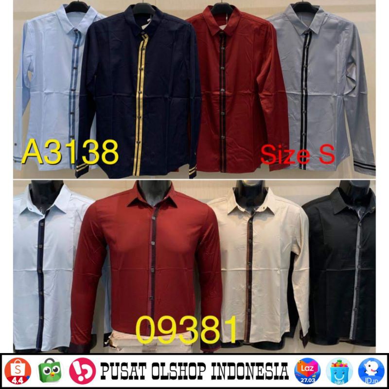 Hem Korea NXNITROX Kemeja Pria Lengan Panjang Lengan Pendek Asli Original NX NITROX