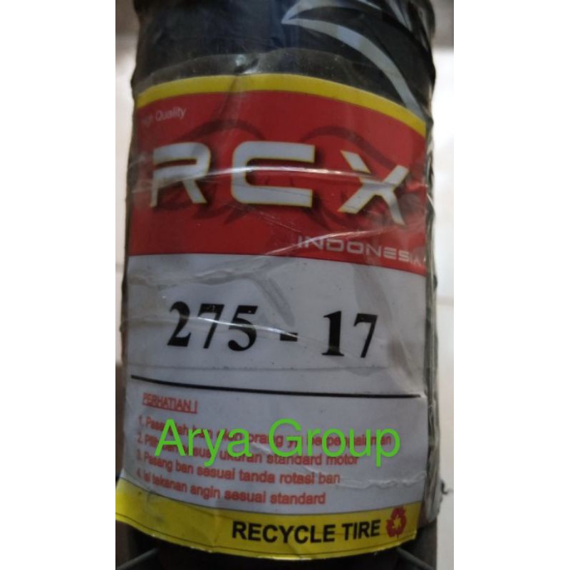 Ban Luar Motor merek RCX 275-17 non tubeless