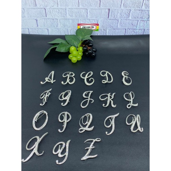 Bros Huruf Titanium Silver Jumbo (Ready)