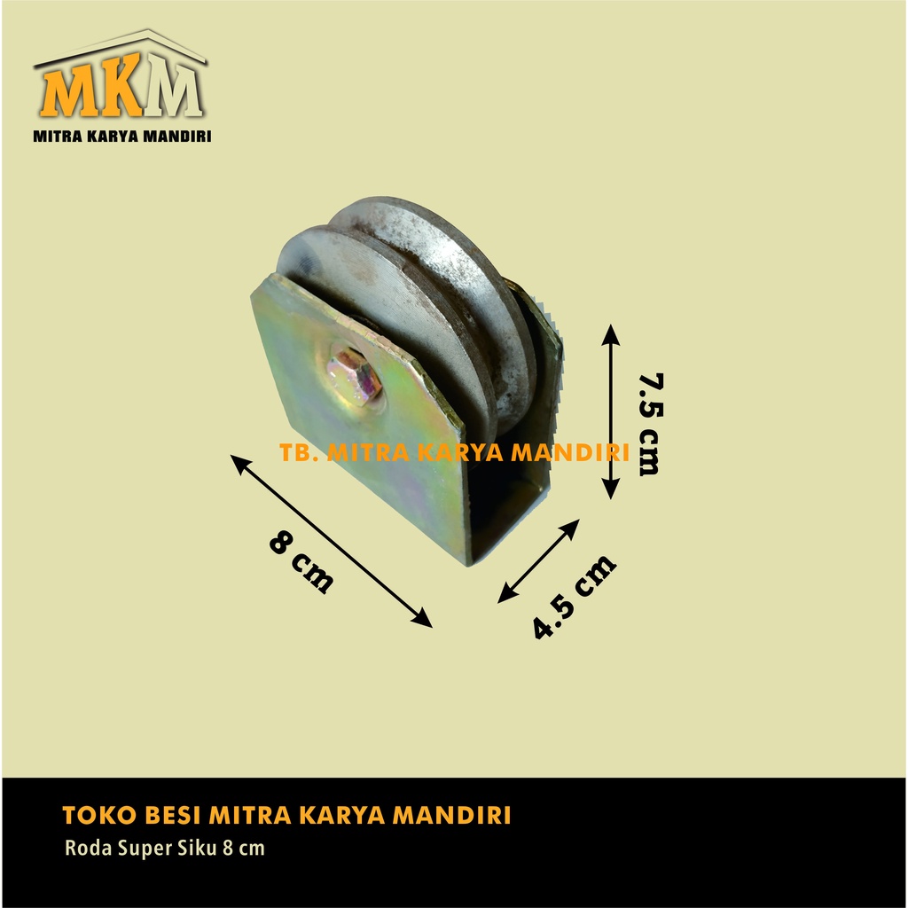 Roda Pagar Super 8 cm SIKU