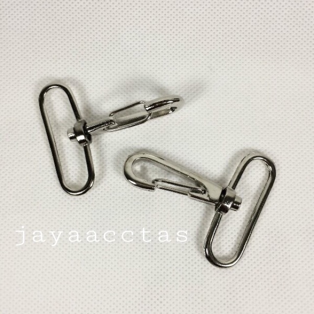 Kew-kew kait tas 3.8 cm nikel GKET38NK