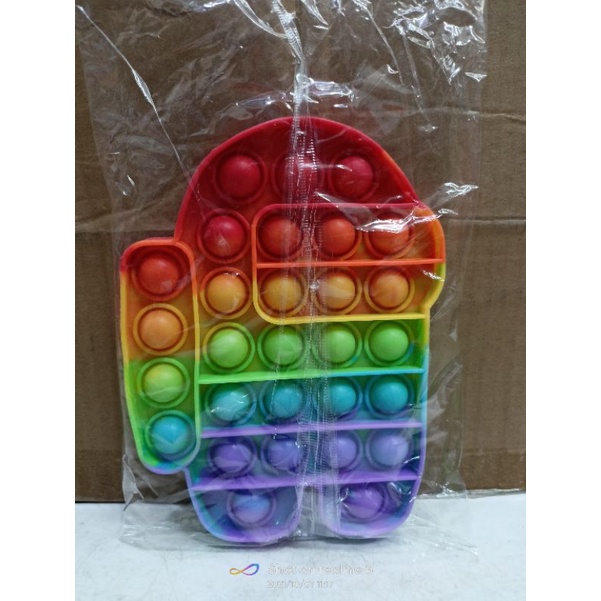 Mainan Pop it Anak Rainbow-ROBOT BERDIRI