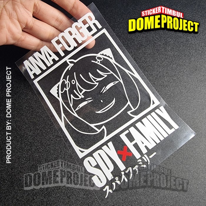 STIKER ANIME CUTTING ANYA SPY X FAMILY AKSESORIS BODY MOTOR STICKER AESTHETIC DEKORASI OTOMOTIF