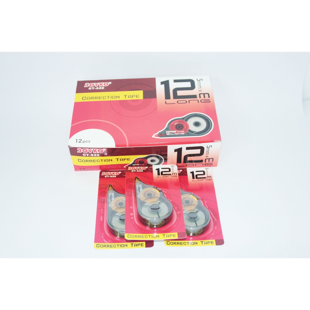

Correction Tape Joyko CT-522 Ukuran 5mm x 12M