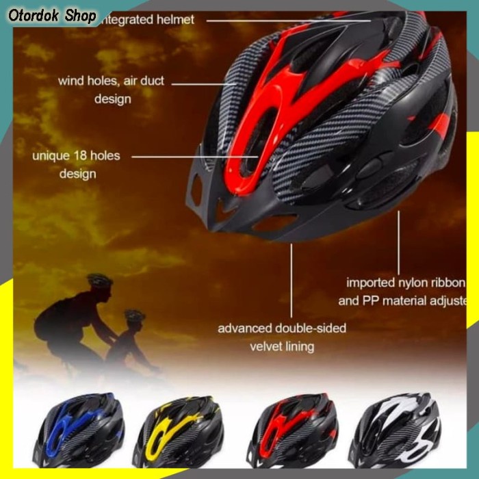 ORIGINAL Helm sepeda gunung helm sepeda anak dewasa lipat bmx