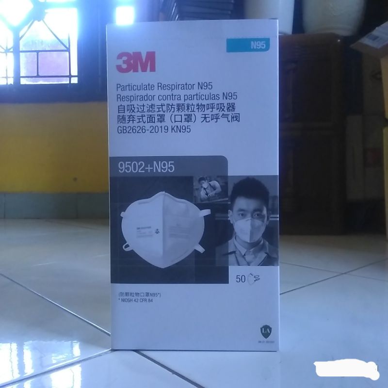 Masker 3M 9502+ N95 ORIGINAL