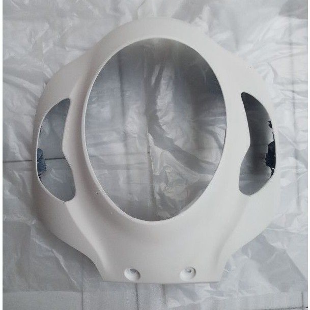 Cover Tameng lampu depan Panel Body depan scoopy new esp prestige k2f 2021-2024 putih doff original