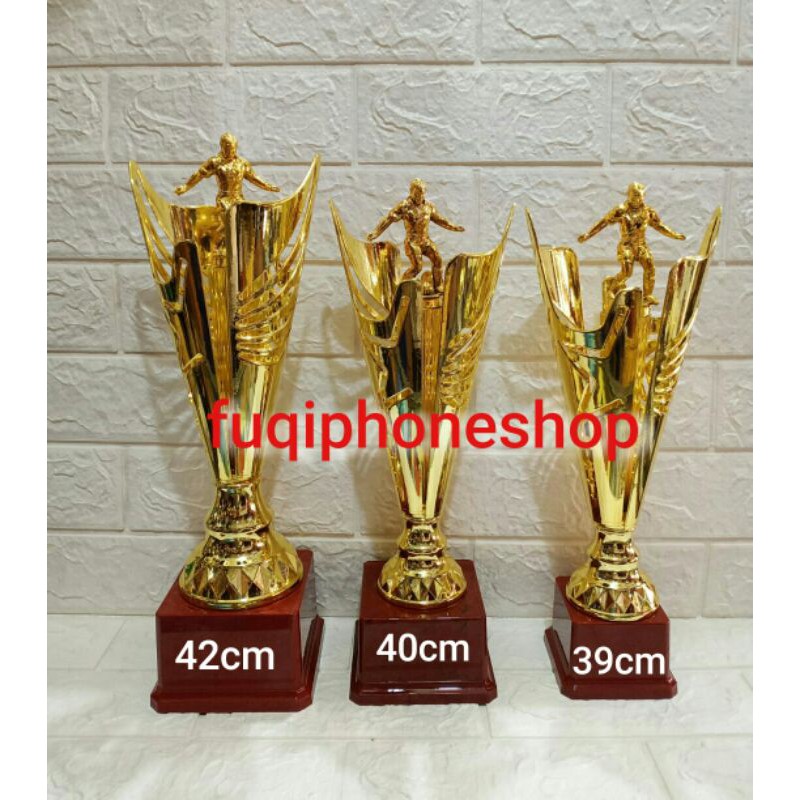 Piala trophy import patung futsal bola 1 set