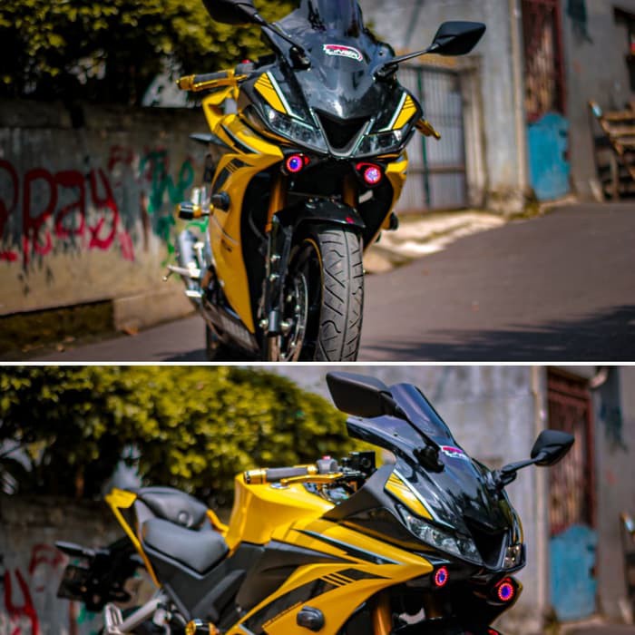 AKSESORIS WINGLET YAMAHA R15 V3 LAMPU WINGLET YAMAHA R15 LAMPU WINGLET LAMPU R15