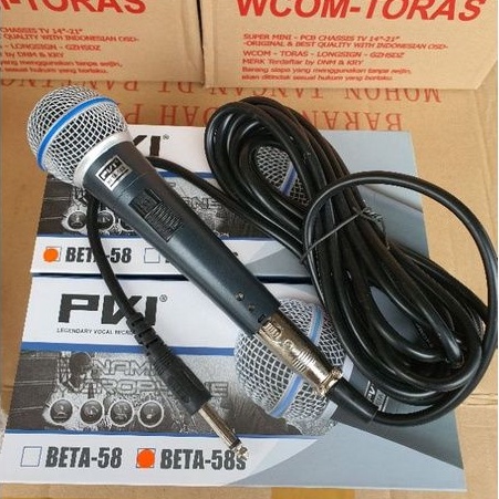 MICROPHONE DINAMIC BETA-58 BETA-58S PVI ORIGINAL