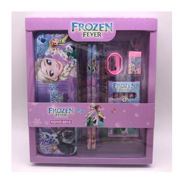

YEN Study Set Stationery Pensil Set Paket Alat Tulis Sekolah Krkter Spiderman/ Frozen/Unicorn 8015