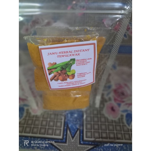 

Minuman serbuk temulawak